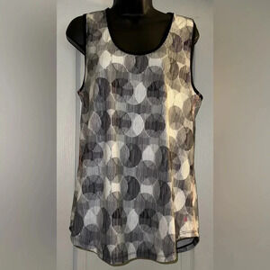 Liz Claiborne Weekend Black and White Sleeveless Top